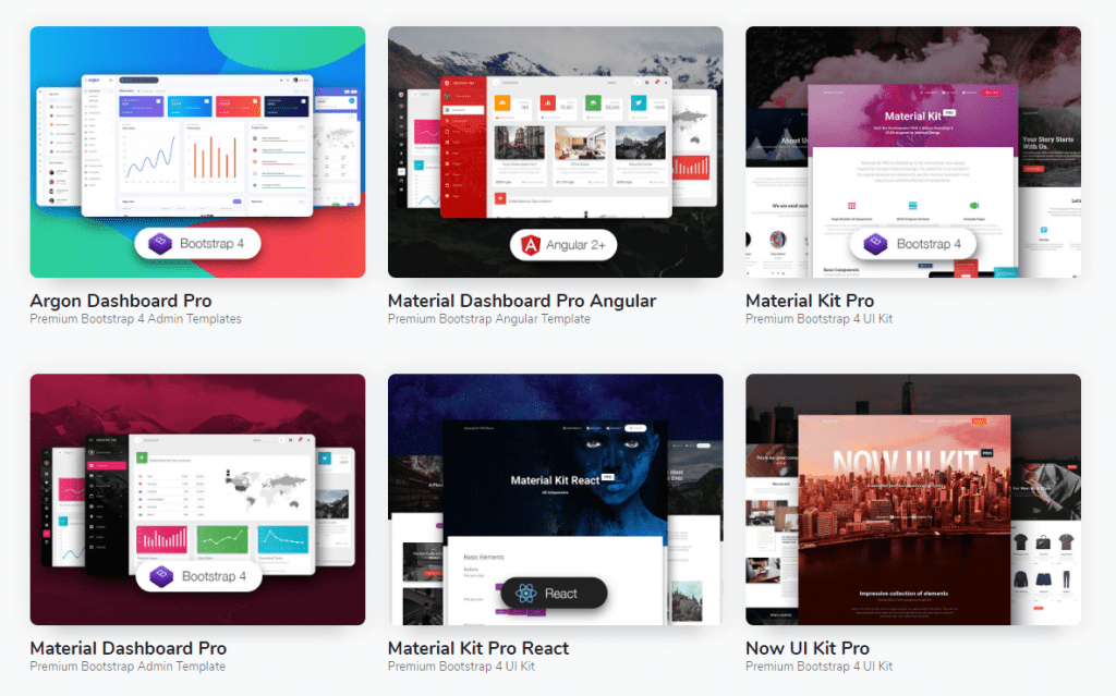 startbootstrap模板实例