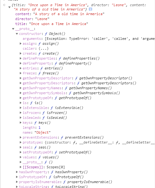 javascript对象的原型对象的函数和属性