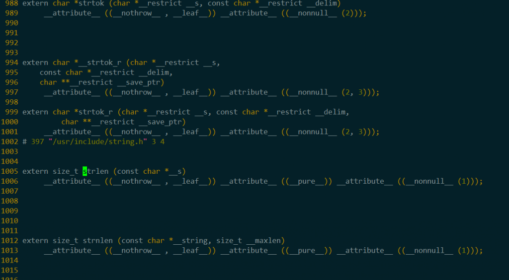 查看预处理包含的头文件内容