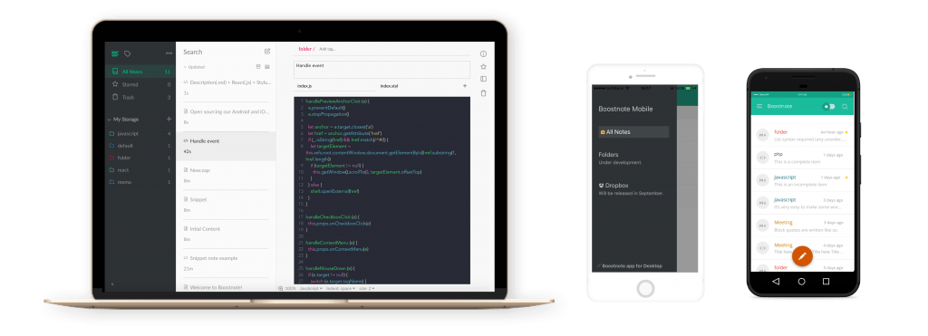 Boostnote markdown编辑器