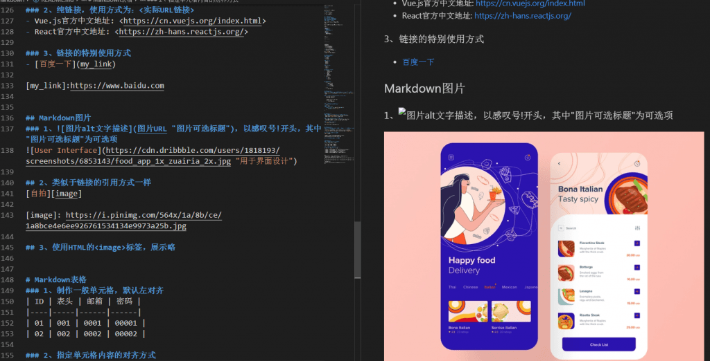 VSCode markdown编辑器