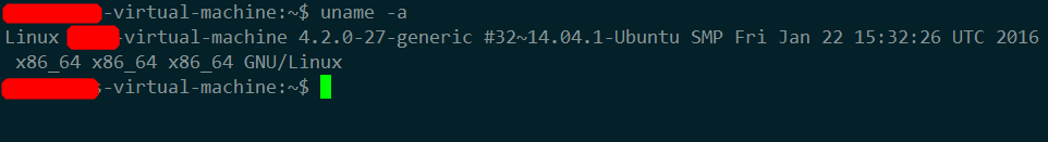 uname查看linux内核版本