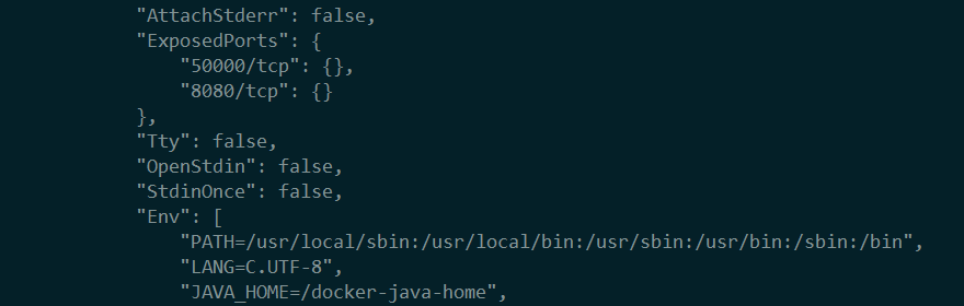 docker inspect查看信息