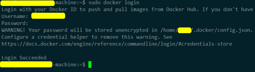 docker命令登录docker hub