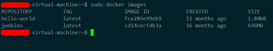 docker images