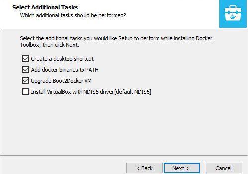 docker-toolbox额外任务