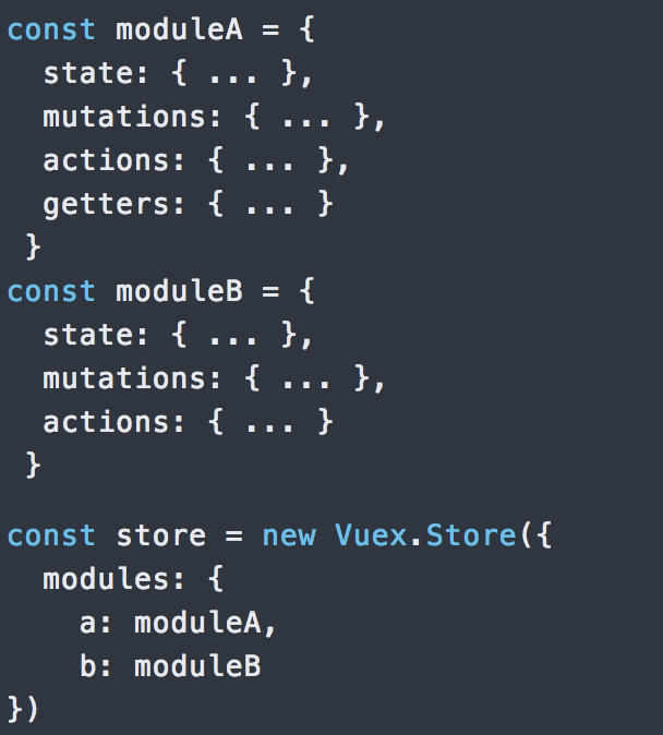 vuex modules实例