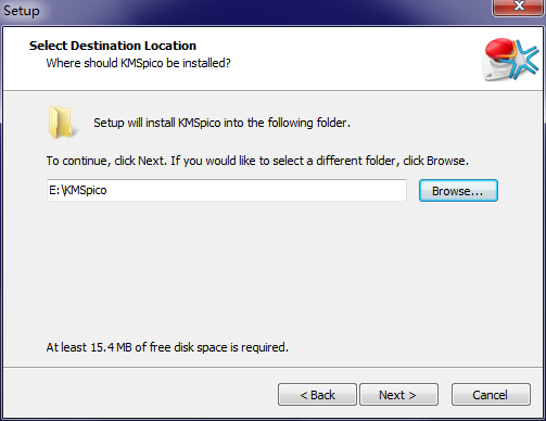KMSpico选择文件夹安装