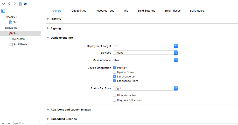TARGET的通用配置