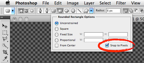 向量圆角矩形选项