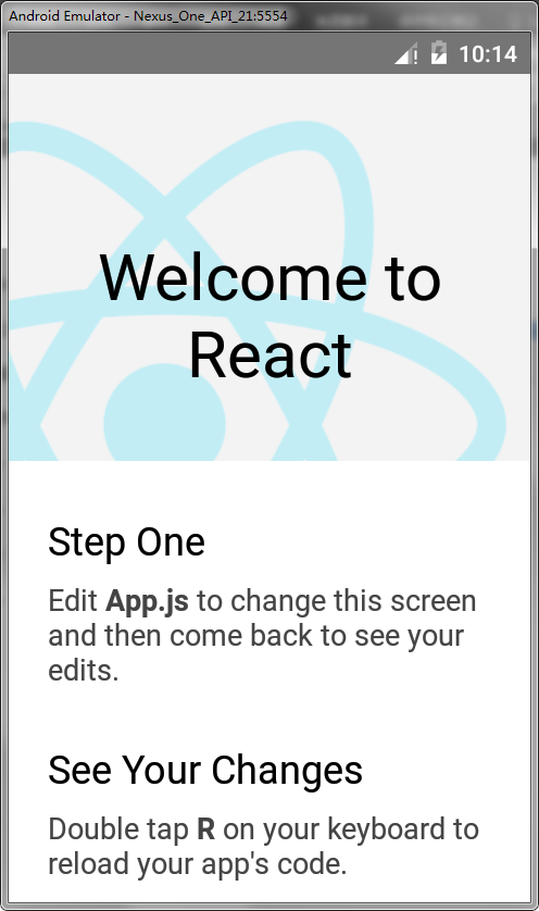 运行React Native项目