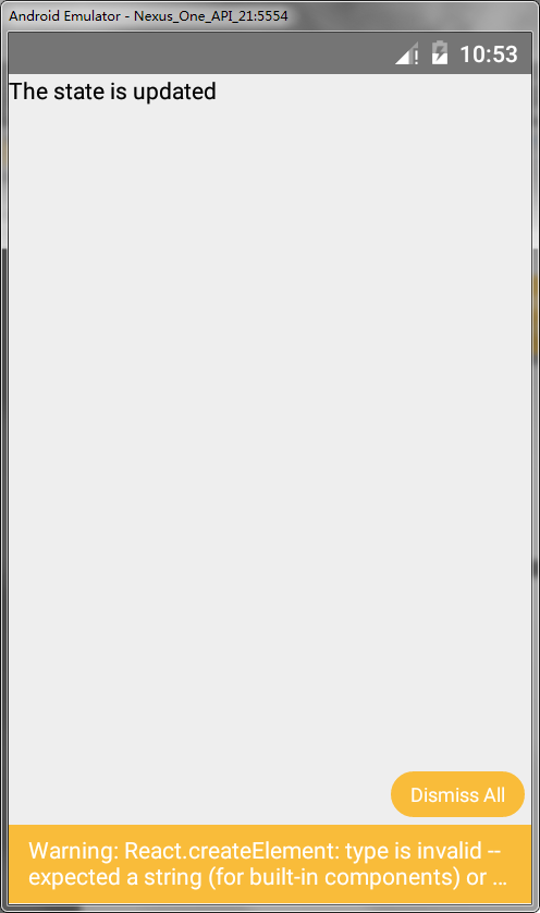 React native prop更新