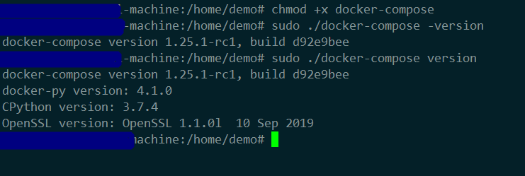 docker-compose安装