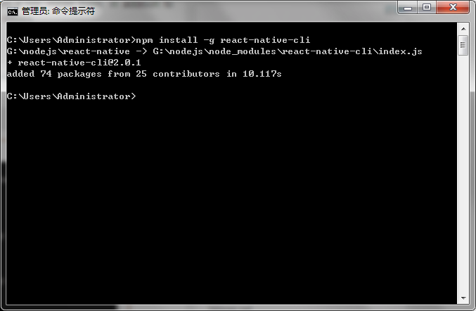 安装React native CLI