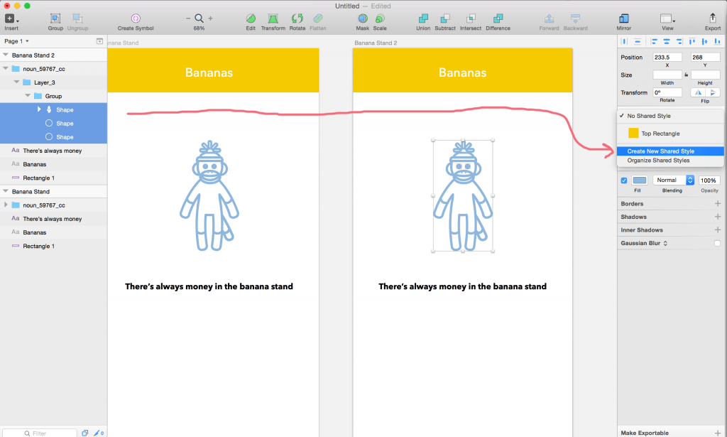 创建矢量图样式