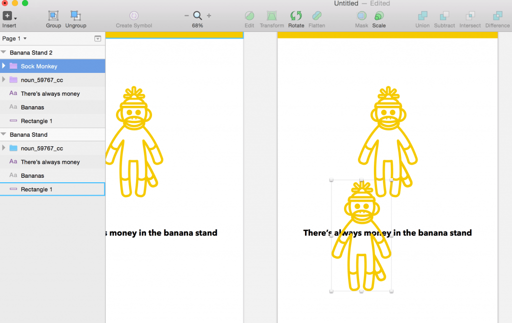 查看已经插入的符号