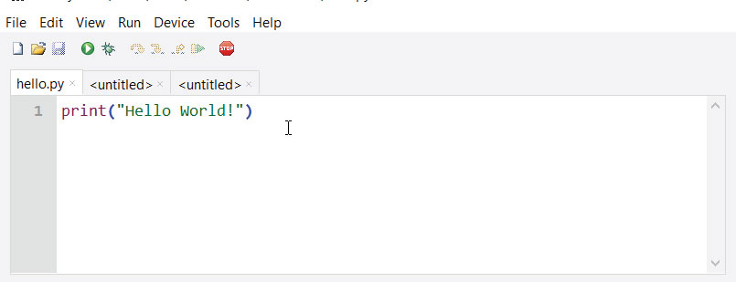 在计算机上运行Python