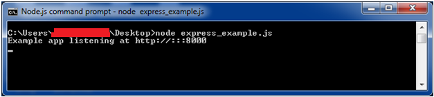 启动express.js