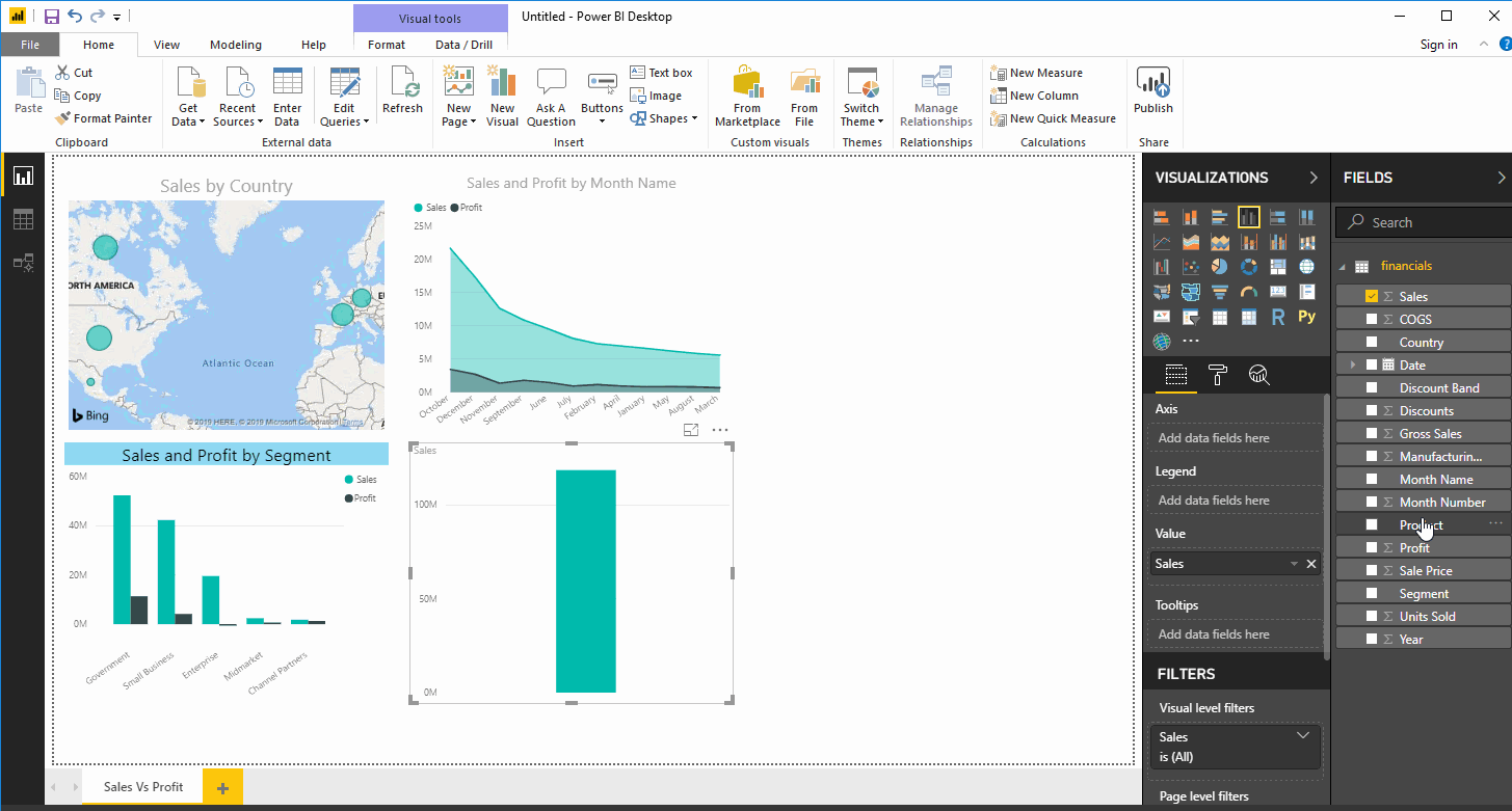 使用Power BI进行数据可视化