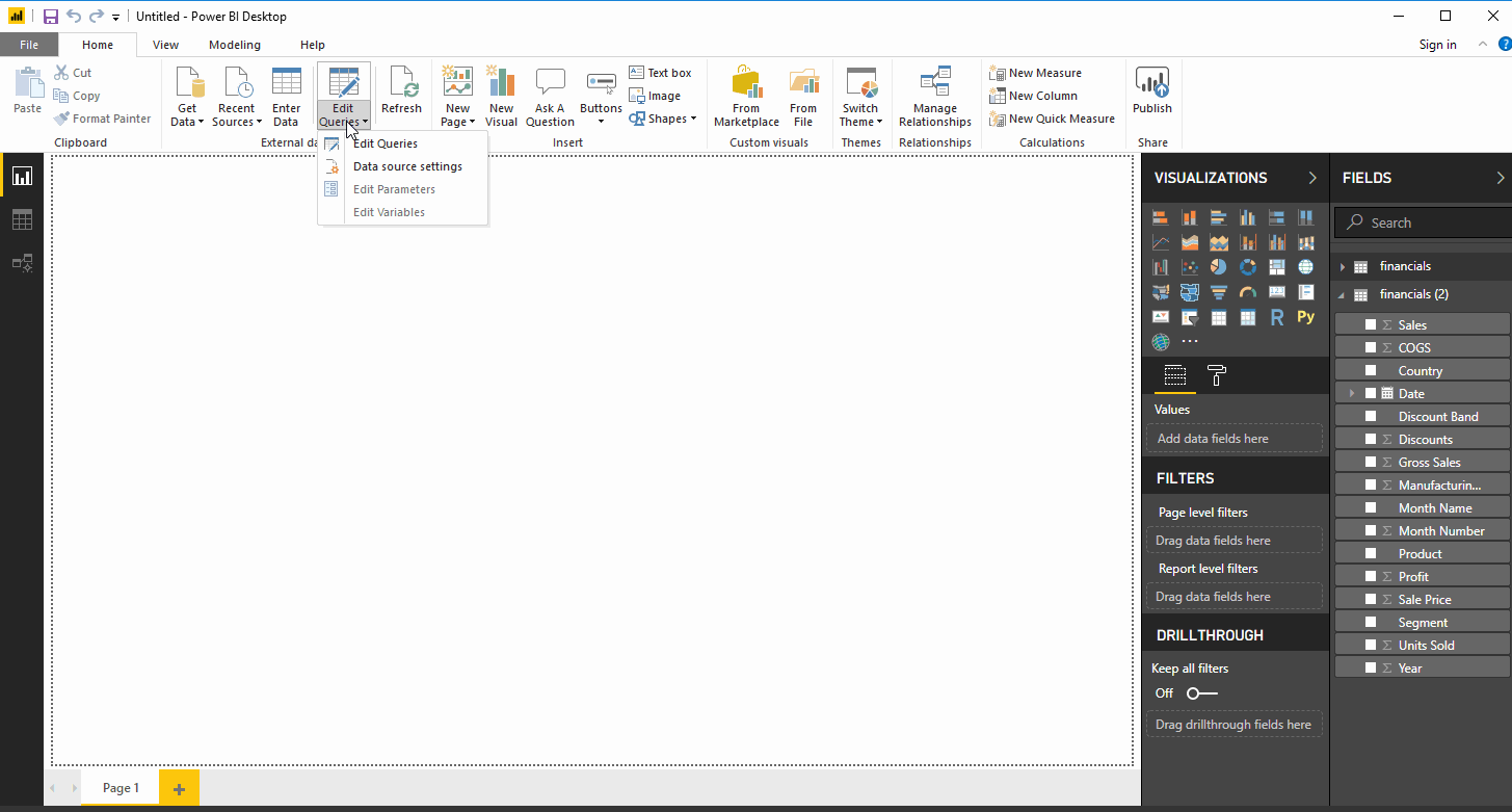 使用Power BI进行数据可视化