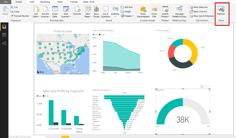 使用Power BI进行数据可视化