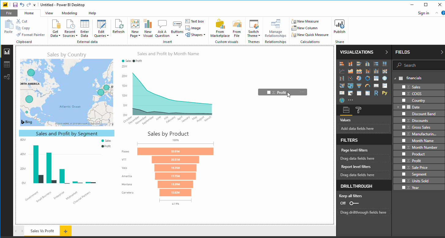 使用Power BI进行数据可视化