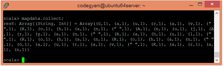 Spark Char Count示例