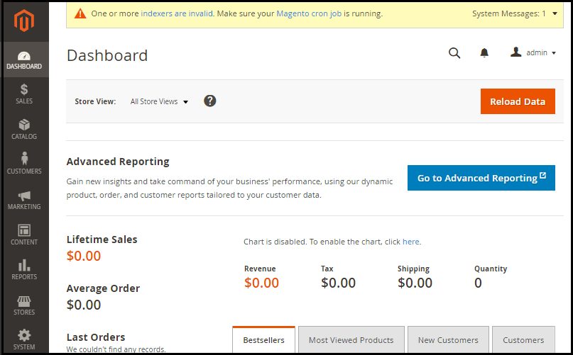 Magento 2中的基本配置