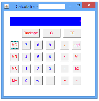 Java中带源代码的计算器