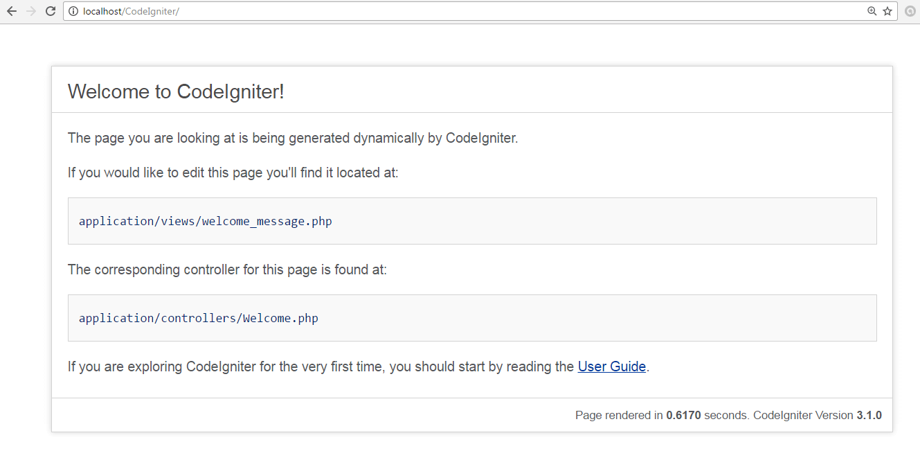 Codelgniter安装2