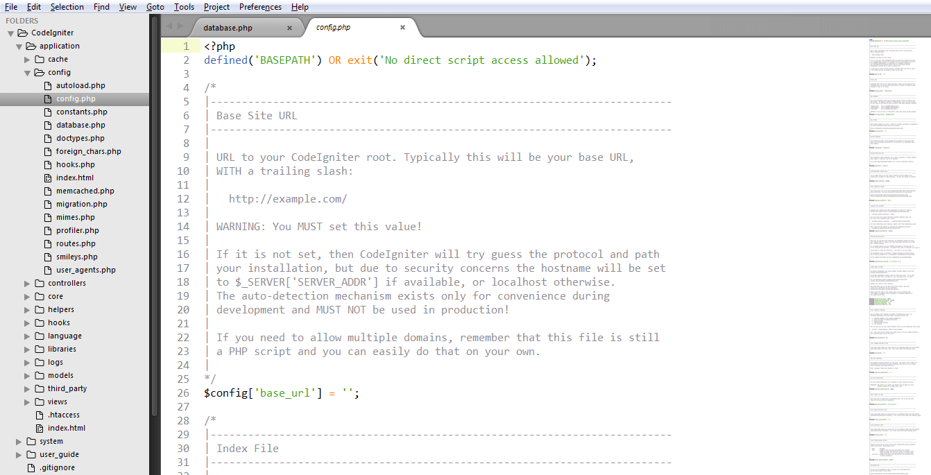 Codelgniter安装3