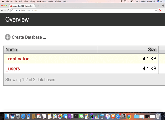 Macos CouchDB 4