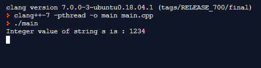 C ++ int转换为字符串