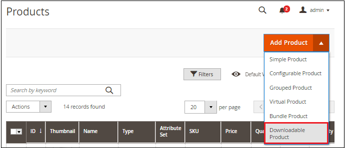 如何在Magento 2中创建产品