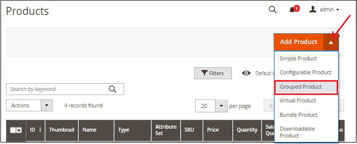 如何在Magento 2中创建产品