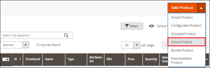 如何在Magento 2中创建产品