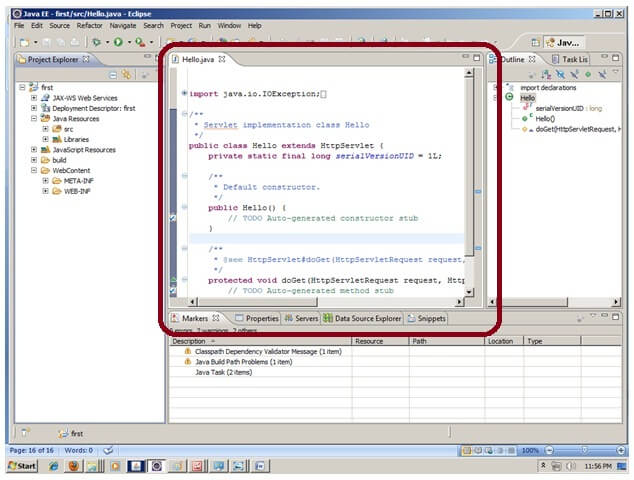 在Eclipse IDE中创建Servlet