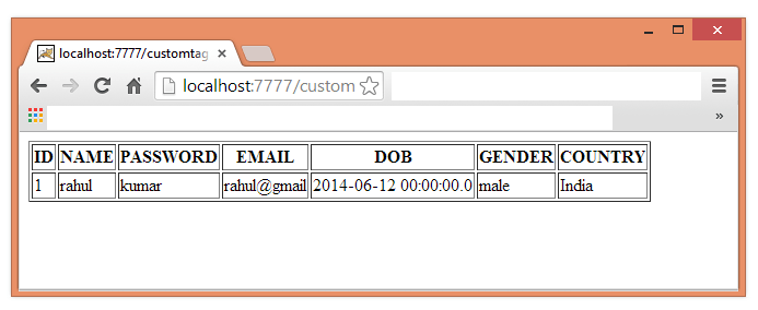 jsp定制标记属性示例/>

<div id =
