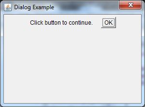 java awt对话框示例1