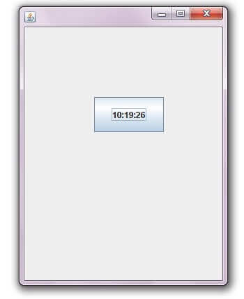 摆动数字时钟的示例