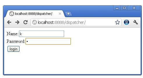 RequestDispatcher接口程序
