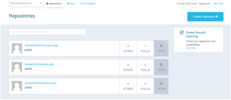 Docker Push存储库5