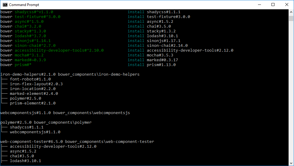 Polymerjs创建一个元素项目6