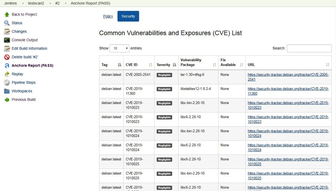 如何安装和使用Anchore Container Image Security Scanner？20