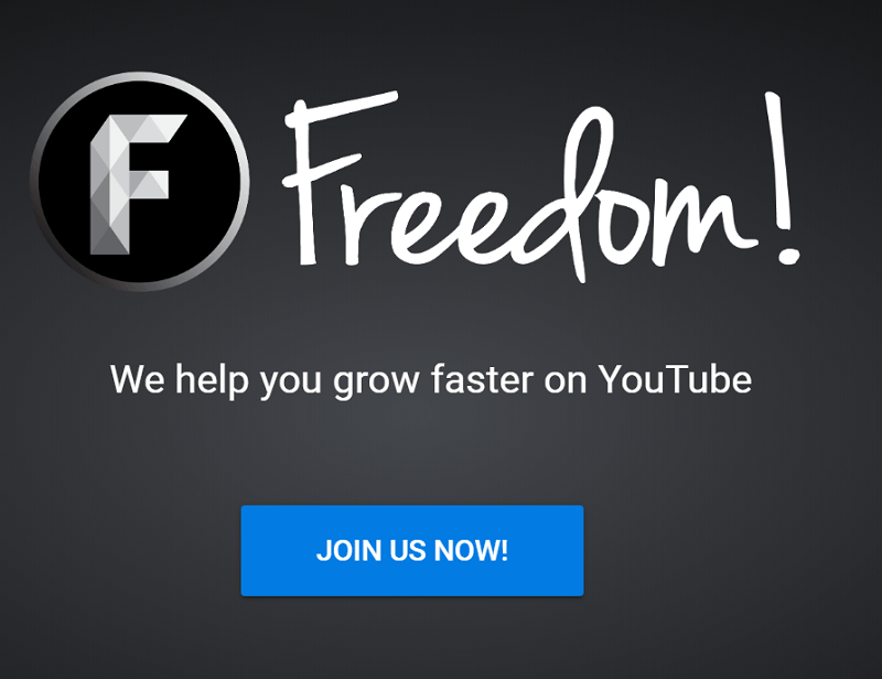 通过YouTube获利，自由