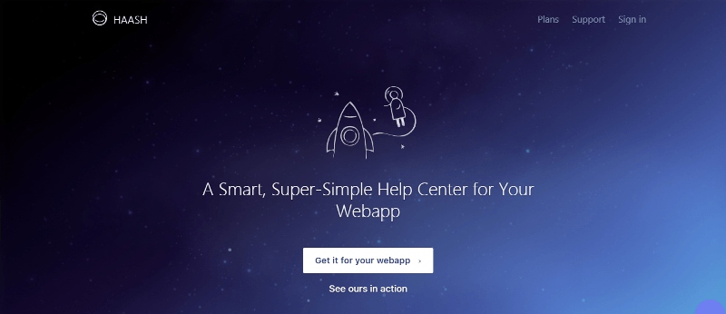 Haash：智能帮助中心