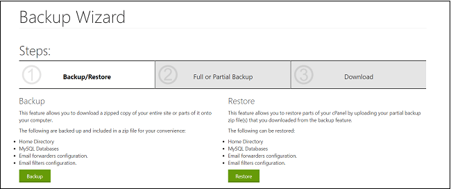 手动wp数据库备份