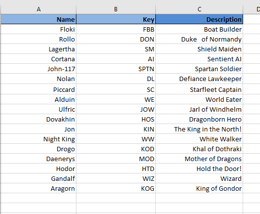 电子表格中的VLOOKUP进行数据整理5