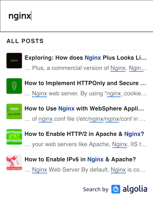与Algolia和其他9个网站一起使你的WordPress搜索功能强大12