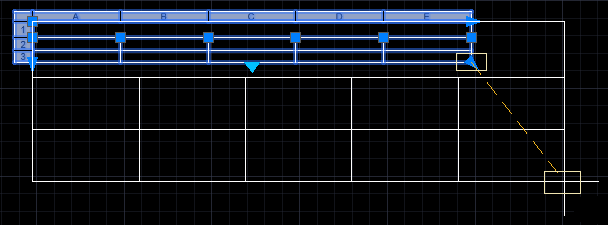 AutoCAD表格